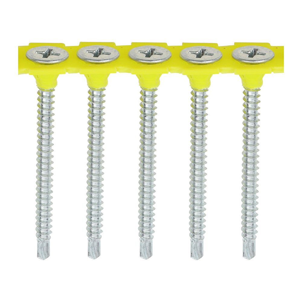 TIMCO Collated Drywall Self-Drilling Bugle Head Silver Screws