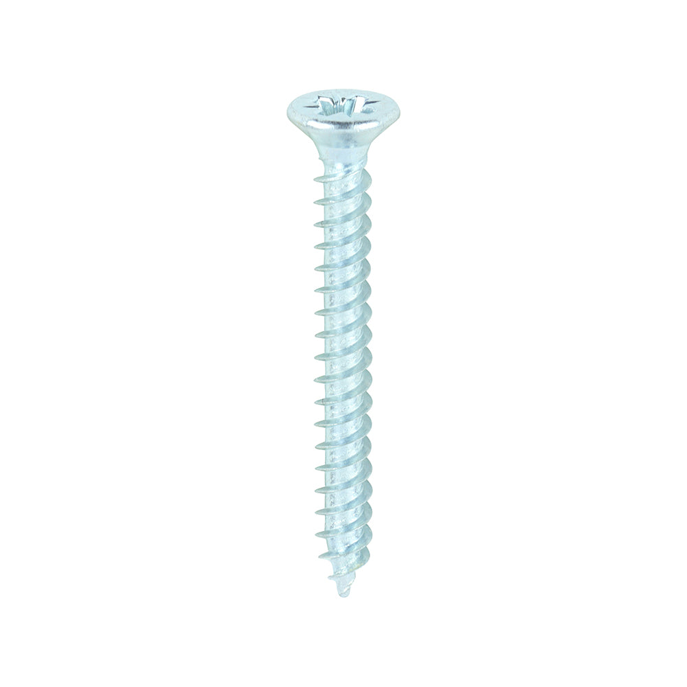 TIMCO Twin-Threaded Countersunk Woodscrews - Silver