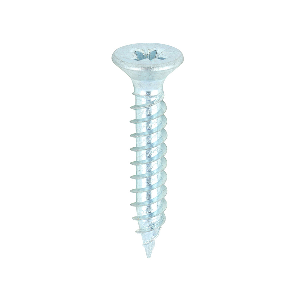 TIMCO Twin-Threaded Countersunk Woodscrews - Silver