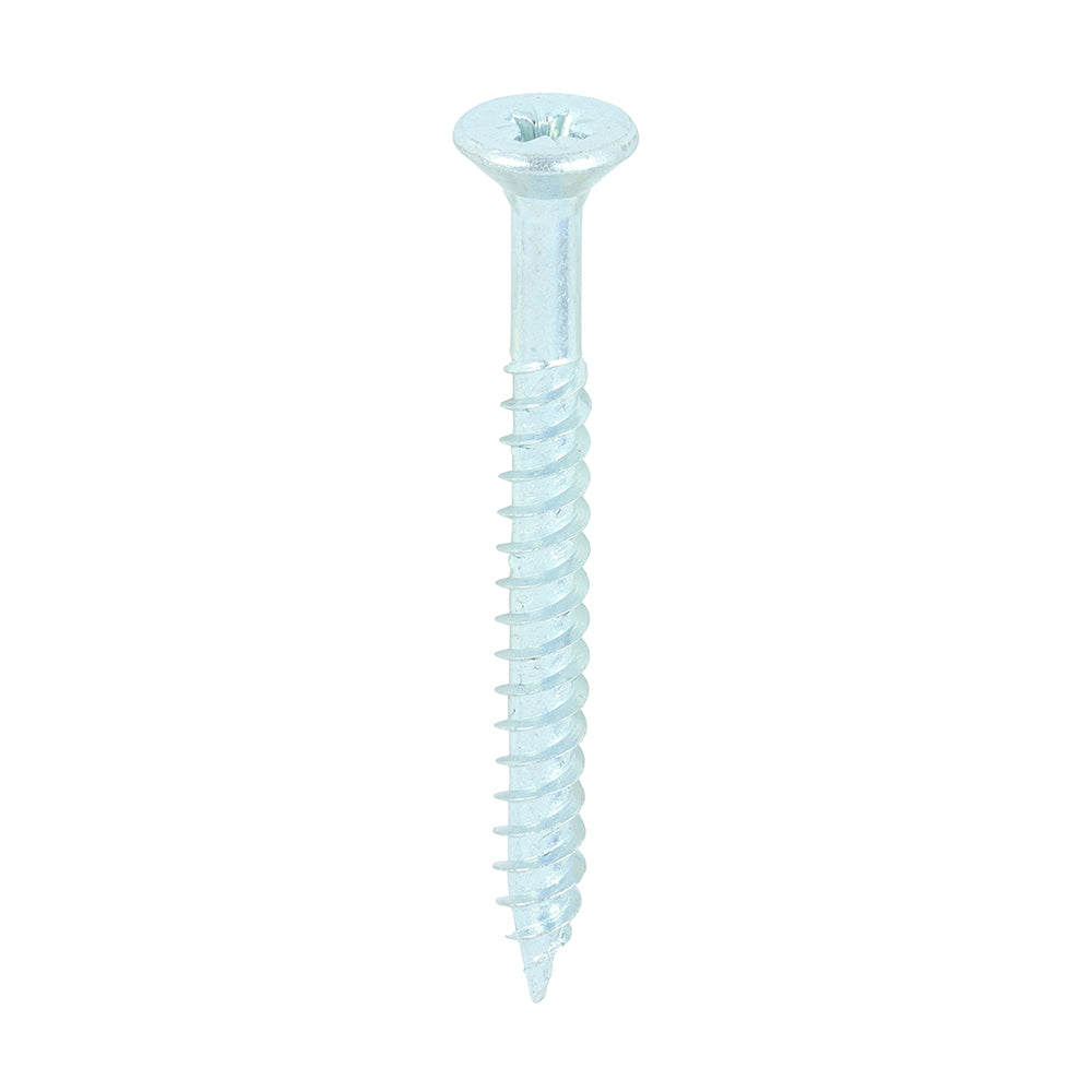 TIMCO Twin-Threaded Countersunk Woodscrews - Silver