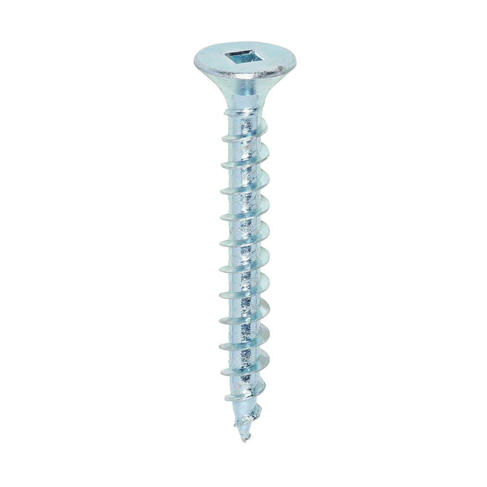 TIMCO Solo Countersunk Woodscrews - Silver - Square head