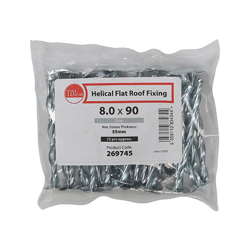 TIMCO Helical Flat Roof Fixing