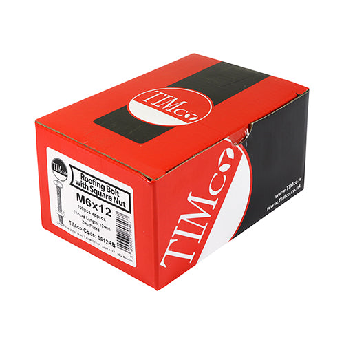TIMCO Roofing Bolts & Square Nuts - Zinc