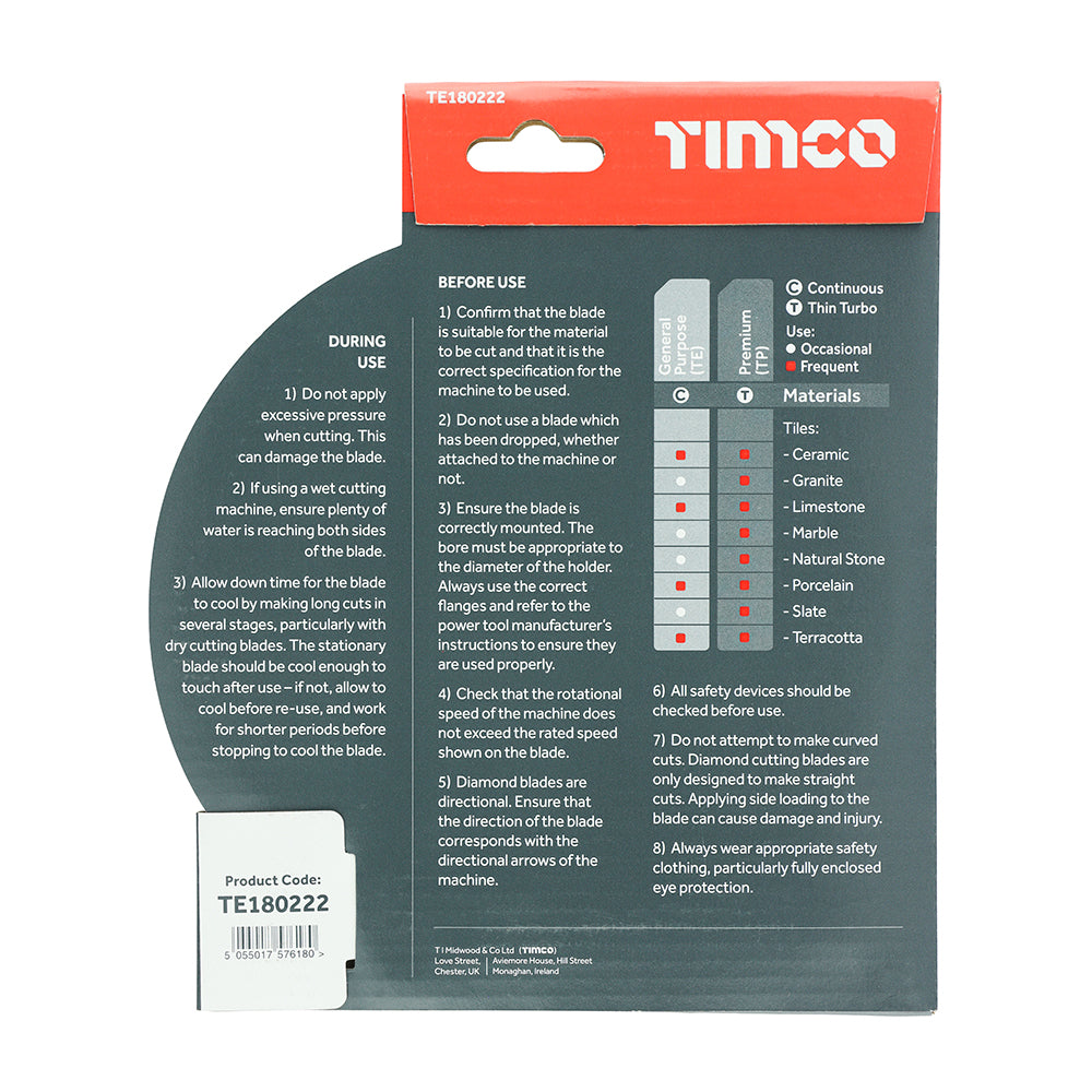 TIMCO General Purpose Tile & Ceramic Blade