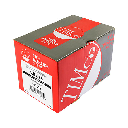 TIMCO Element Screws Shallow Pan Countersunk PH Self-Tapping Thread AB Point Yellow