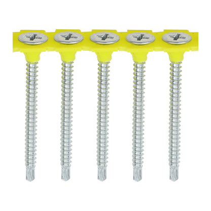 TIMCO Collated Drywall Self-Drilling Bugle Head Silver Screws