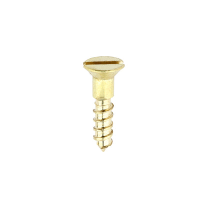 TIMCO Brass Woodscrew - Slotted