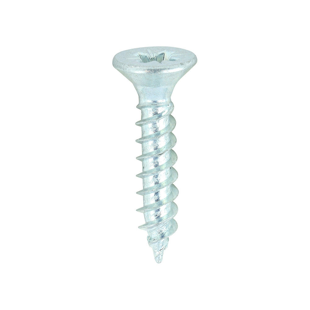 TIMCO Twin-Threaded Countersunk Woodscrews - Silver