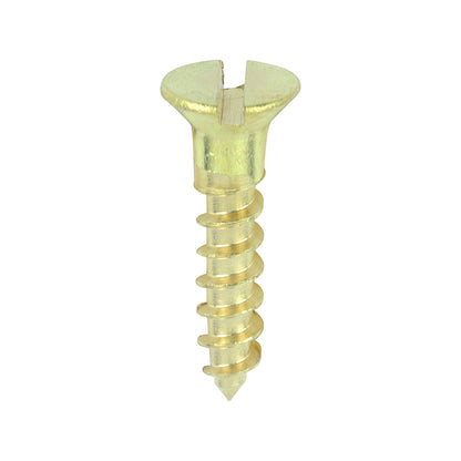 TIMCO Brass Woodscrew - Slotted