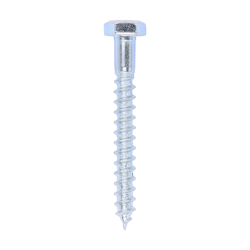 TIMCO Coach Screws Hex Head Silver