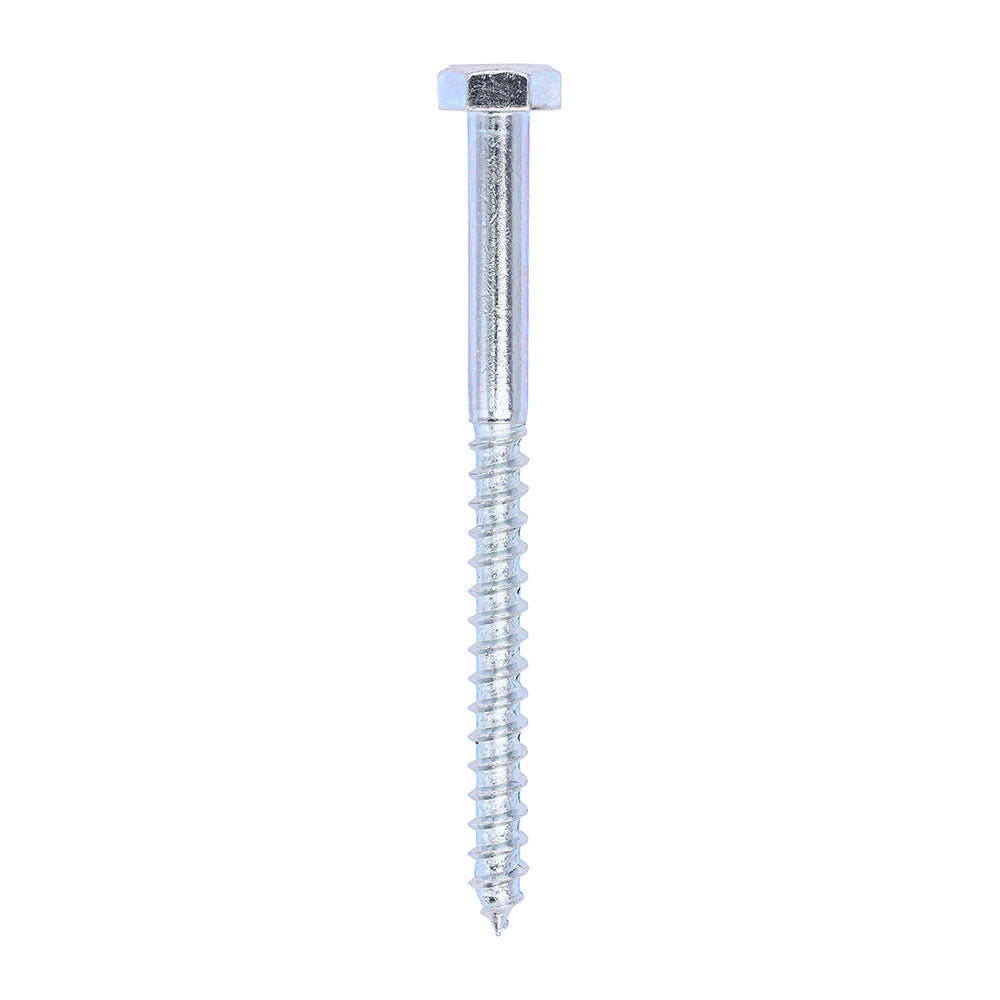 TIMCO Coach Screws Hex Head Silver