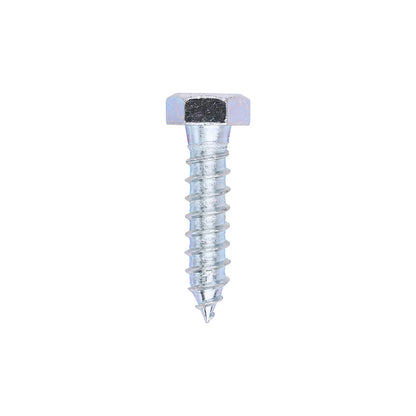 TIMCO Coach Screws Hex Head Silver