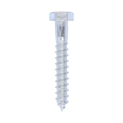 TIMCO Coach Screws Hex Head Silver