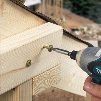 TIMCO Wafer Head Exterior Timber Screws - Green