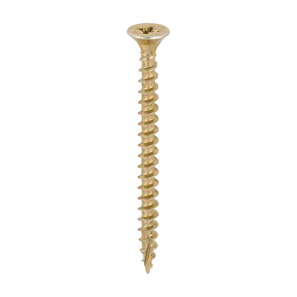 TIMCO C2 Strong-Fix Multi-Purpose Premium Countersunk Gold Woodscrews - TUB