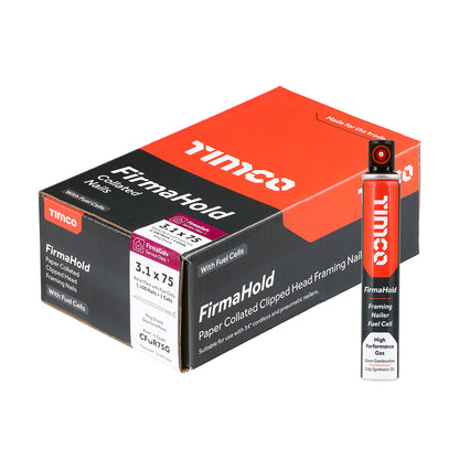 TIMCO FIRMAHOLD Clipped Head Nails - Retail Pack with Gas