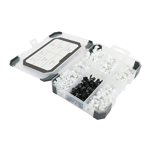 TIMCO Cable Clips Mixed Tray - 290 pcs