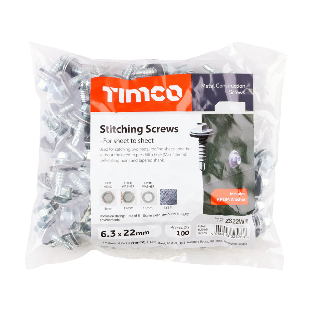 TIMCO Stitching Screw - For Sheet Steel
