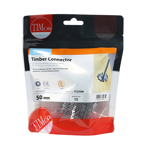 TIMCO Double Sided Timber Connectors