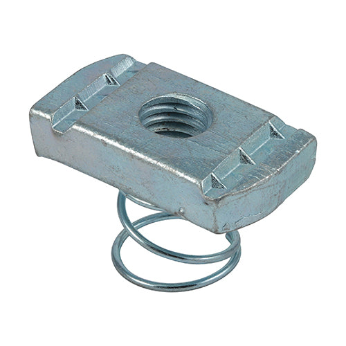 TIMCO Channel Nuts Short Spring - Zinc