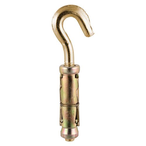 TIMCO Forged Hooks With Sheild Anchors - Yellow
