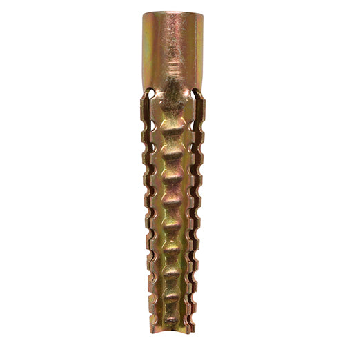 TIMCO Metal Expansion Wall Plugs - Yellow