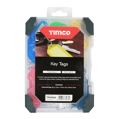 TIMCO Key Tags Mixed Tray