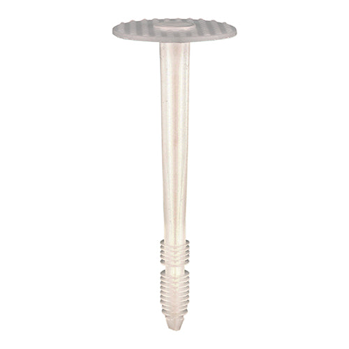 TIMCO Plastic Insulation Fixings - White