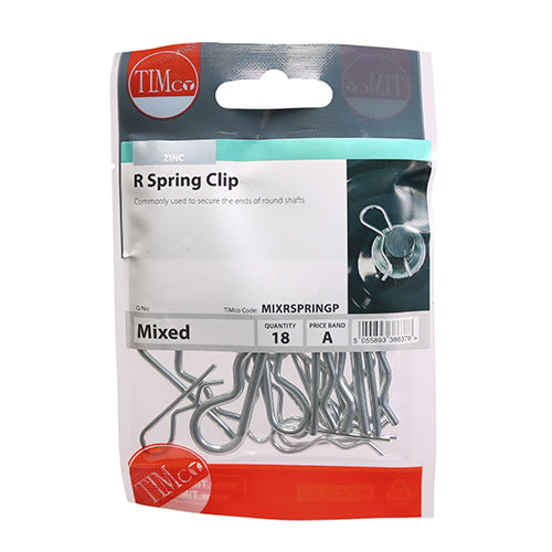 TIMCO Mixed R Spring Clips