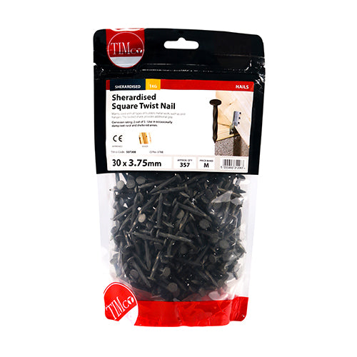 TIMCO Square Twist Nails - Sherardised