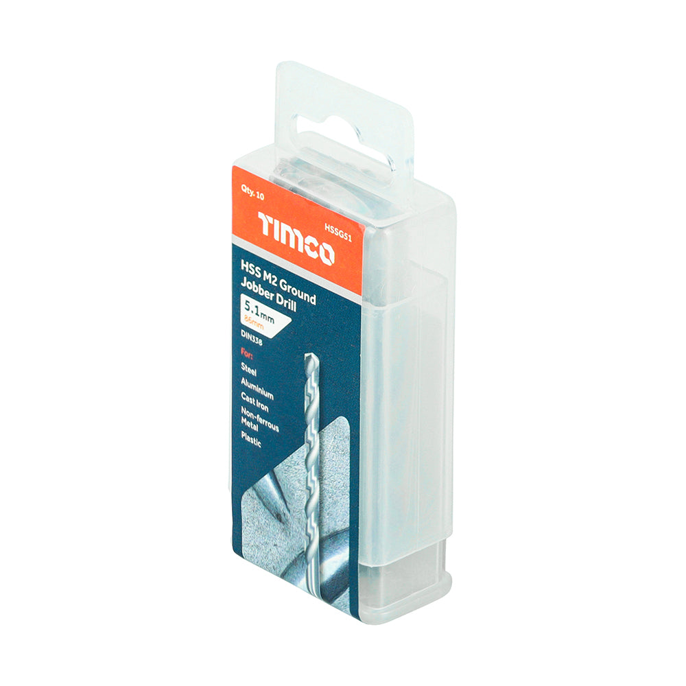 TIMCO Ground Jobber Drills HSS M2