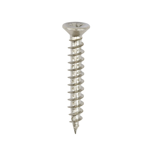 TIMCO Classic Multi-Purpose Reduced Head Countersunk Piano Hinge Woodscrews - Nickel