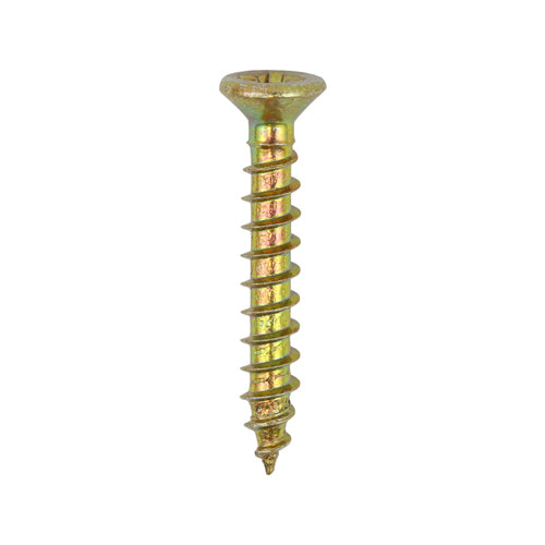 TIMCO Classic Multi-Purpose Reduced Head Countersunk Piano Hinge Woodscrews - Gold