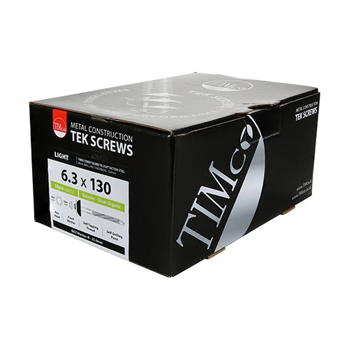 TIMCO Self-Drilling Fiber Cement Board Exterior Silver Screw with BAZ Washer - For Light Section Steel - Exterior