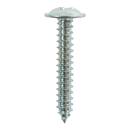 TIMCO Self-Tapping Flange Head Silver Screws - TIMpac