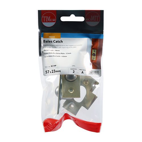 TIMCO Bales Catch - Electro Brass