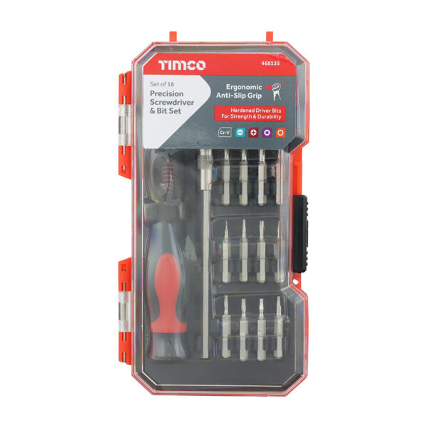 Precision Screwdriver Bit Set - 18 Pieces - Image 3