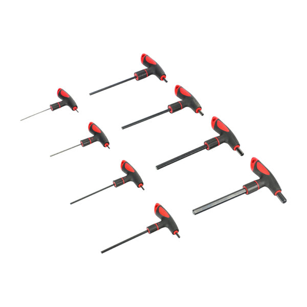 8pc T-Handle Hex Key Set Cheapscrews Kent