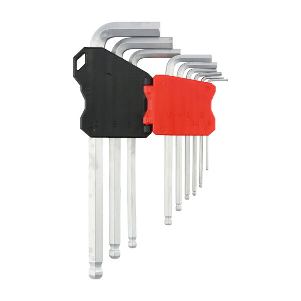 Long Arm Ball End Hex Key Set - 9pcs - Image 2