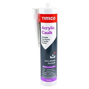 Acrylic Caulk - White - 300ml