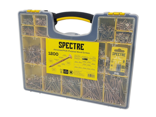 Spectre Organiser Pro + x2 PZ2 Bits - 1200 screws
