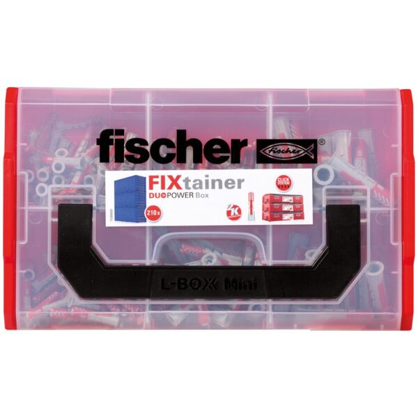 FISCHER FixTainer - DuoPower Box - Assorted Wall Plugs 210 pcs - Image 2