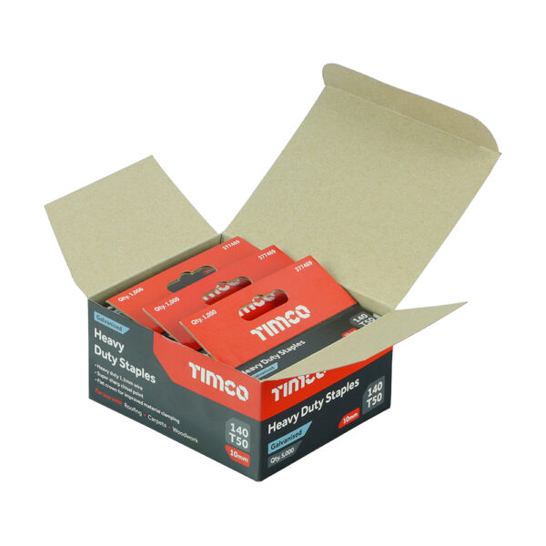 Heavy Duty Staples - Chisel Point - Galvanised, Stainless Steel - Image 6