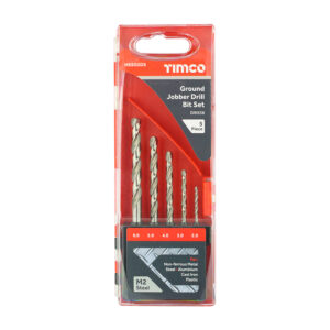 Ground Jobber Drill Bit Set - 5 pcs