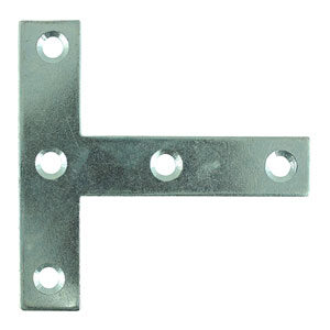 Tee Plate - Zinc - 76 x 76 x 16