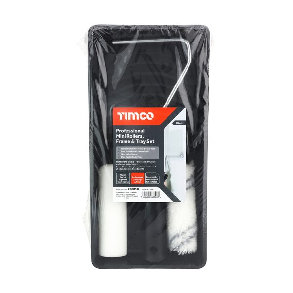 Professional Mini Roller Frame & Tray Set - 4" - Image 3