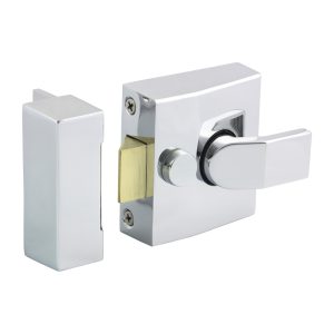 Narrow Style Nightlatch - 68 case / 40 backset