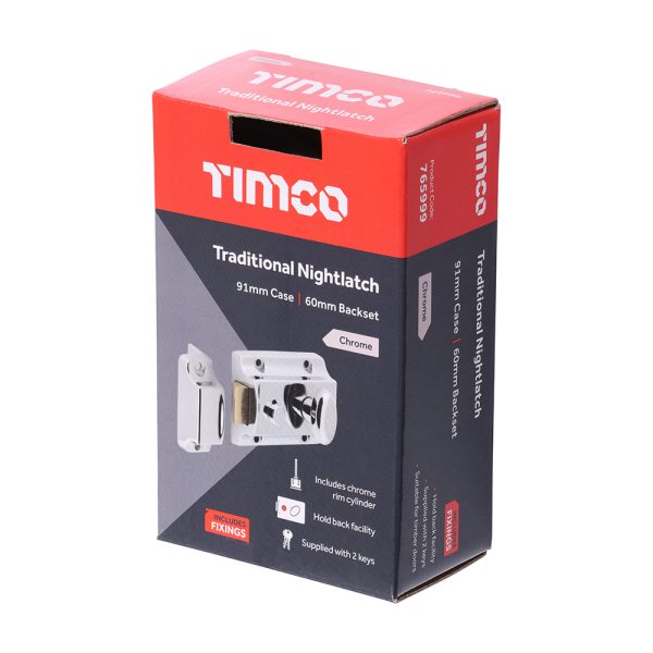 Traditional Nightlatch - 91 case / 60 backset - Image 2