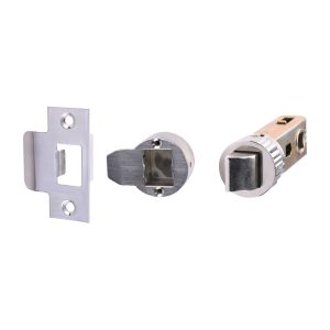 Quick Fit Round Deadbolt - Nickel 64 case / 45 backset