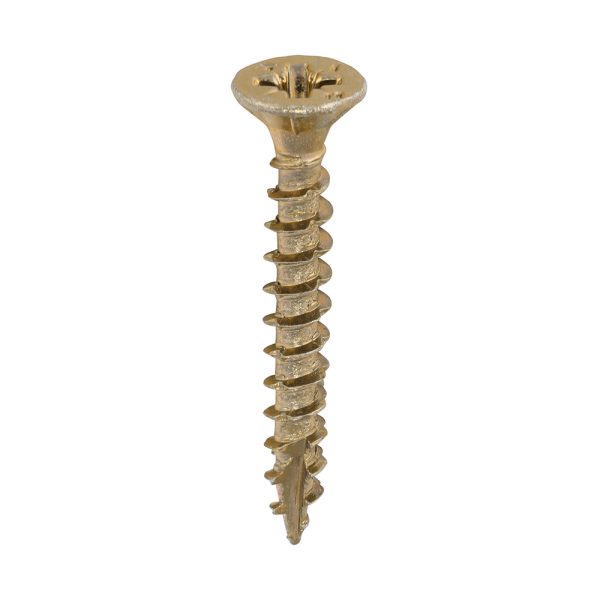 Velocity Premium Multi-Use Screws - Industrial Pack  PZ - Double Countersunk - Yellow - 1000 pcs - Image 3